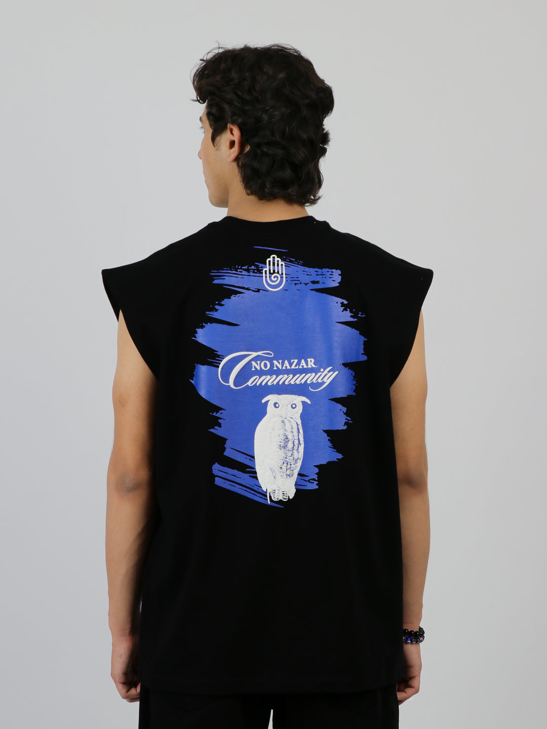 The Blue Twilight Owl - Tank Top