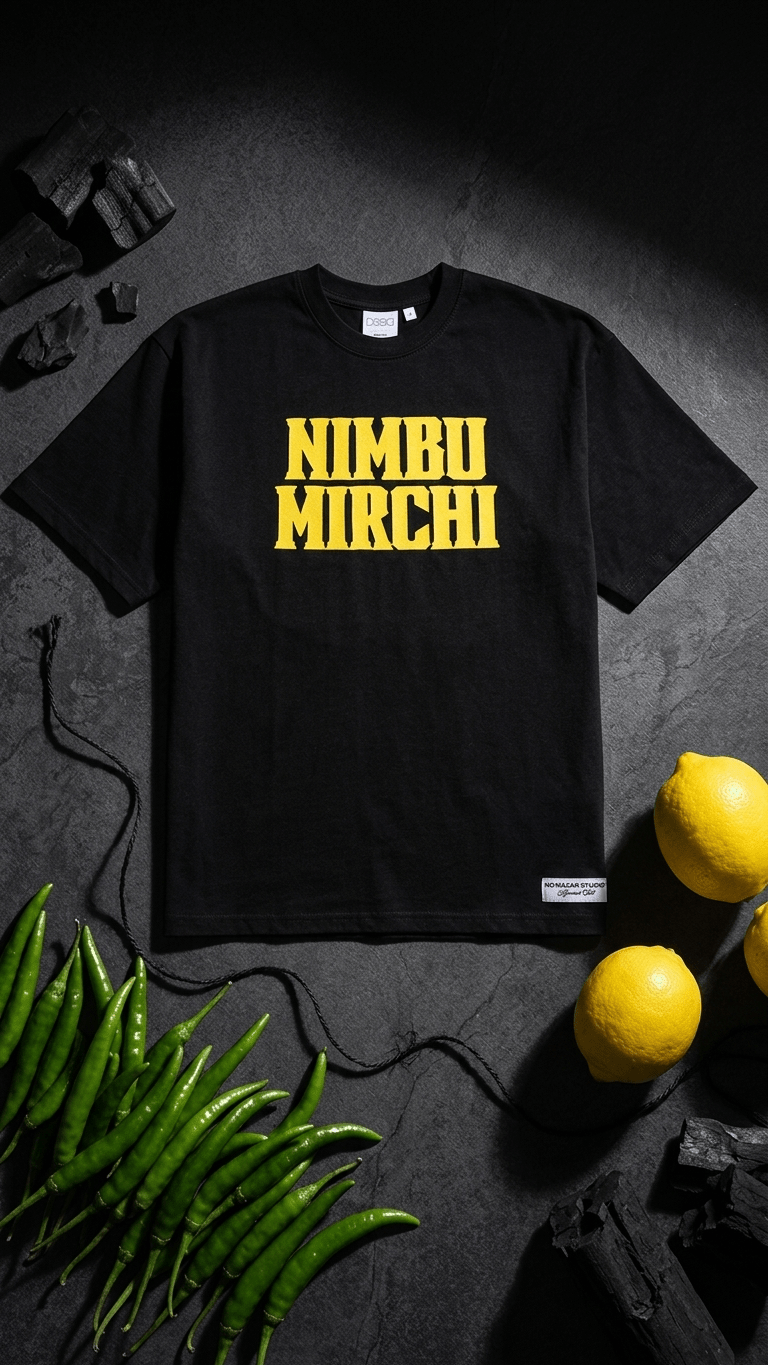 No Nazar | The Nimbu Mirchi T-Shirt - No Nazar