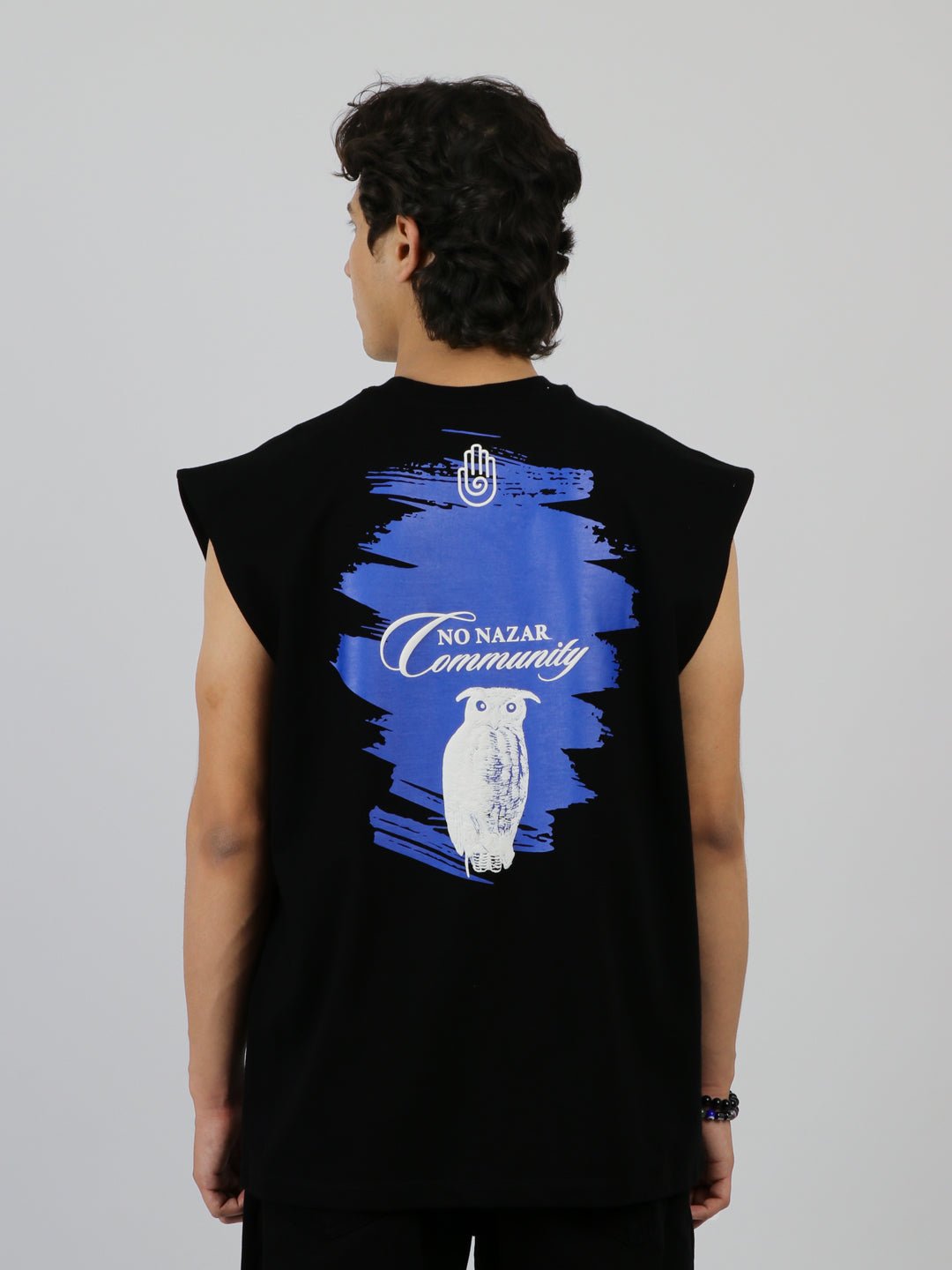 The Blue Twilight Owl - Tank Top - No Nazar