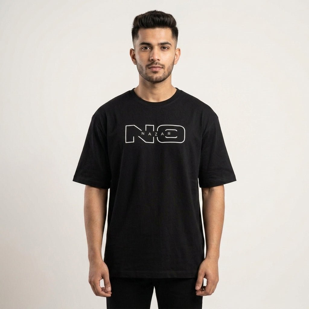 Essentials T-Shirt | Carbon Black - Dual Tone - No Nazar