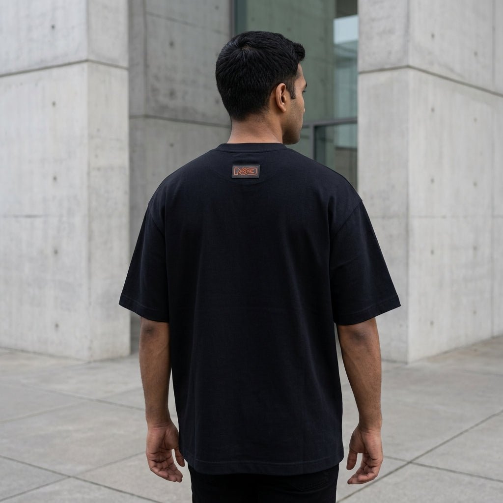 God's Plan | Waffle T-Shirt | Black - No Nazar