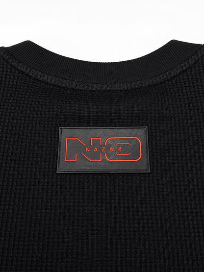 God's Plan | Waffle T-Shirt | Black - No Nazar