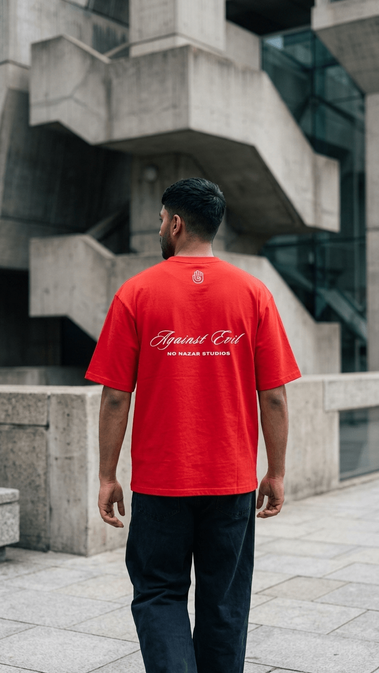 No Nazar - Essentials T-Shirt - Crimson Red - No Nazar