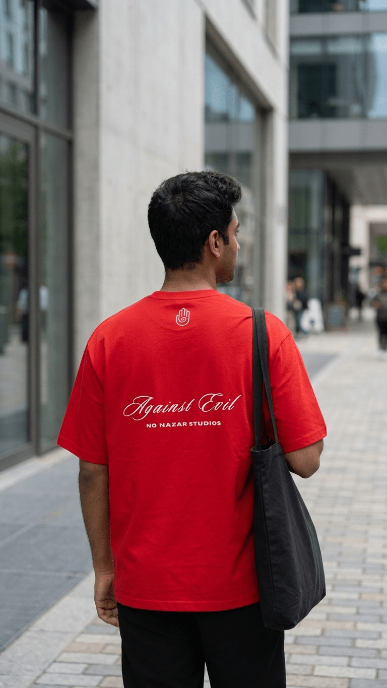 No Nazar - Essentials T-Shirt - Crimson Red - No Nazar