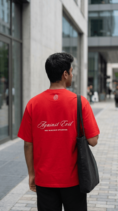 No Nazar - Essentials T-Shirt - Crimson Red - No Nazar