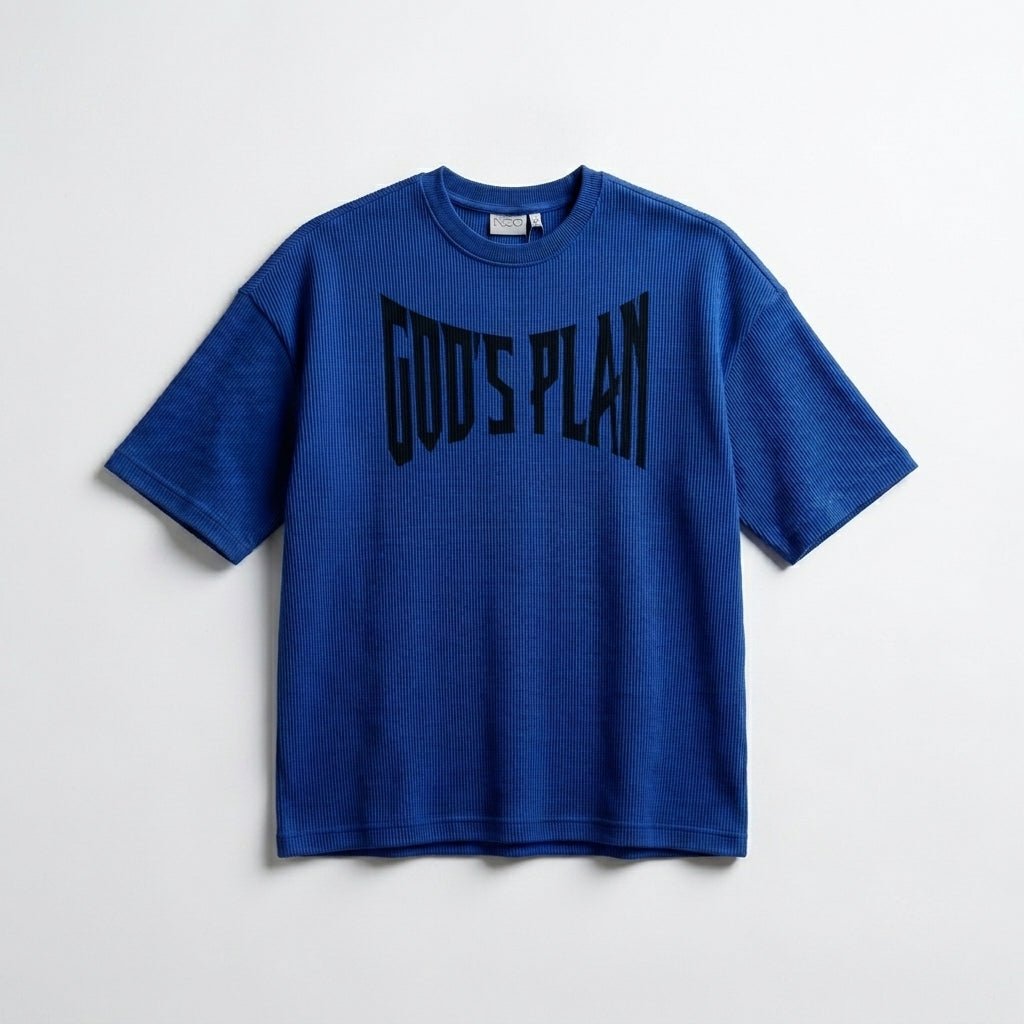 No Nazar | God's Plan - Waffle T-Shirt - No Nazar