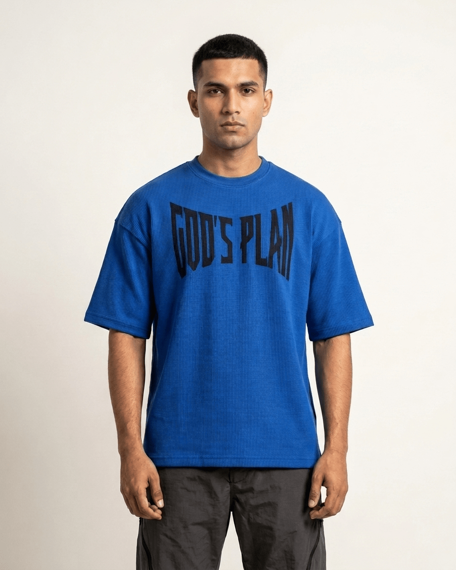 No Nazar | God's Plan - Waffle T-Shirt - No Nazar