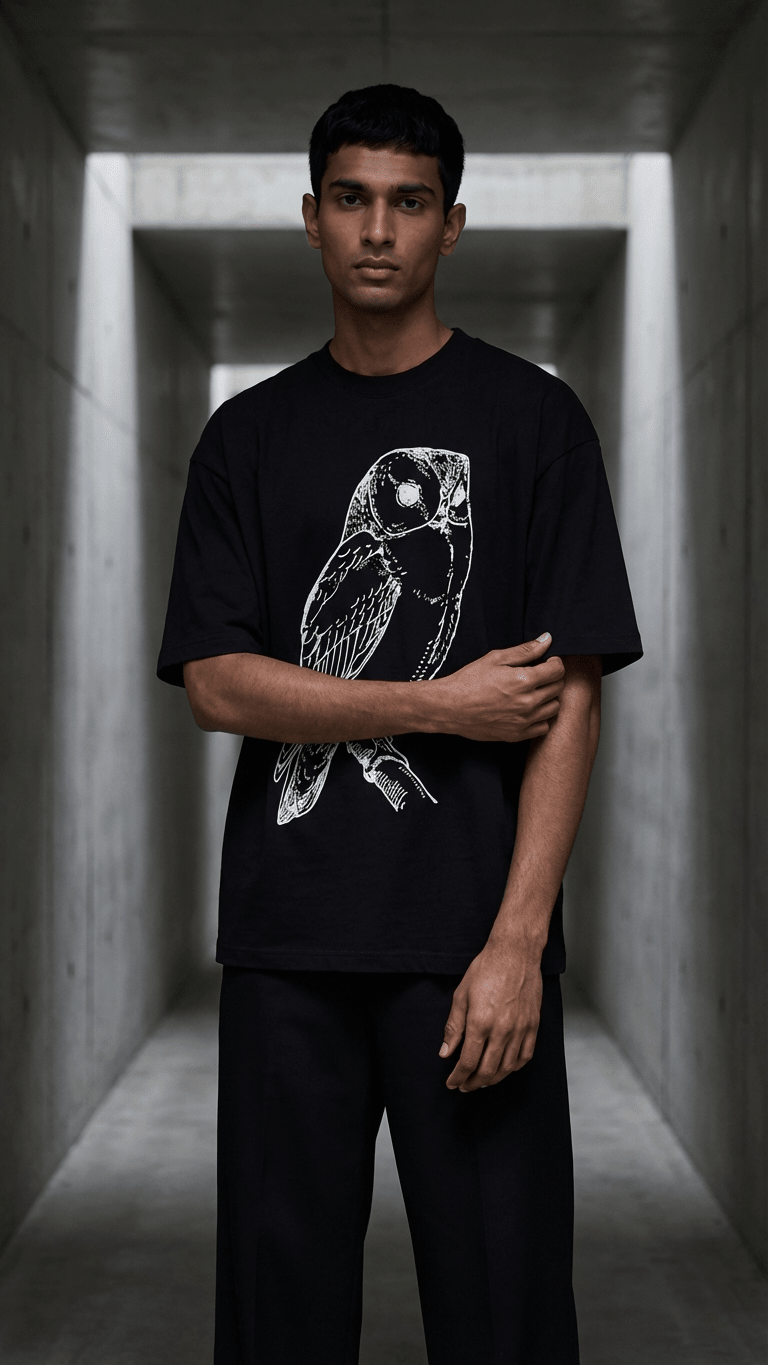 No Nazar | The Enchanted Owl T-Shirt - No Nazar