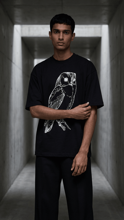 No Nazar | The Enchanted Owl T-Shirt - No Nazar