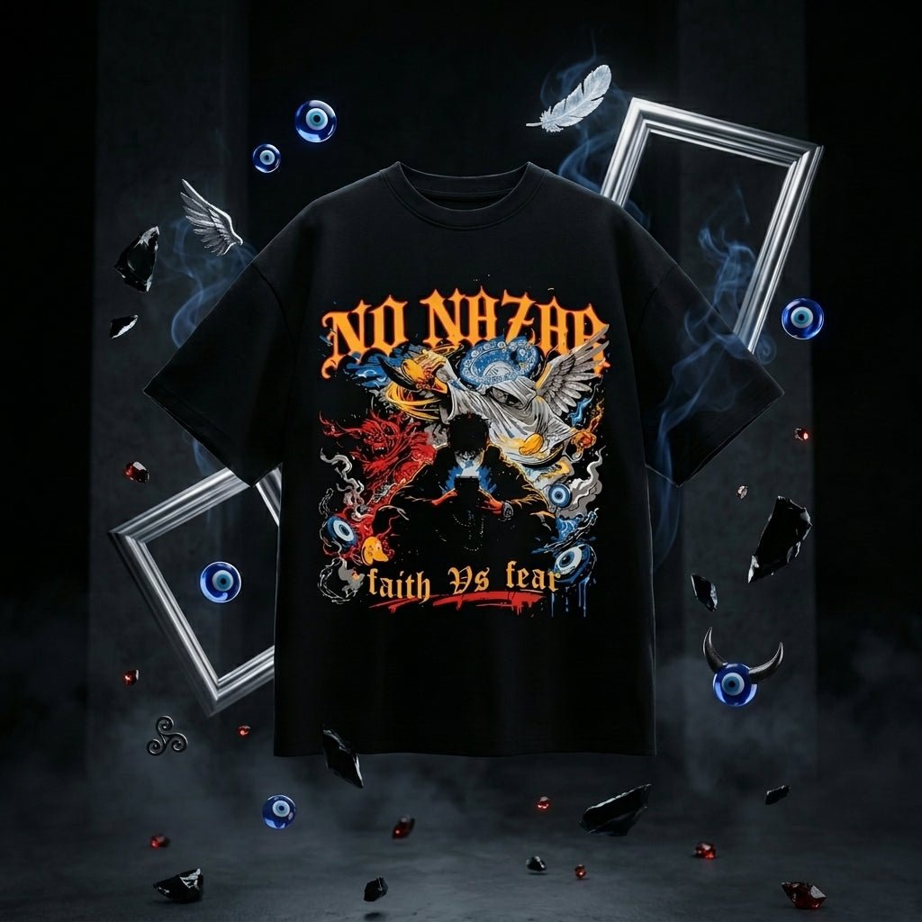 No Nazar | The Faith vs Fear T-Shirt - No Nazar
