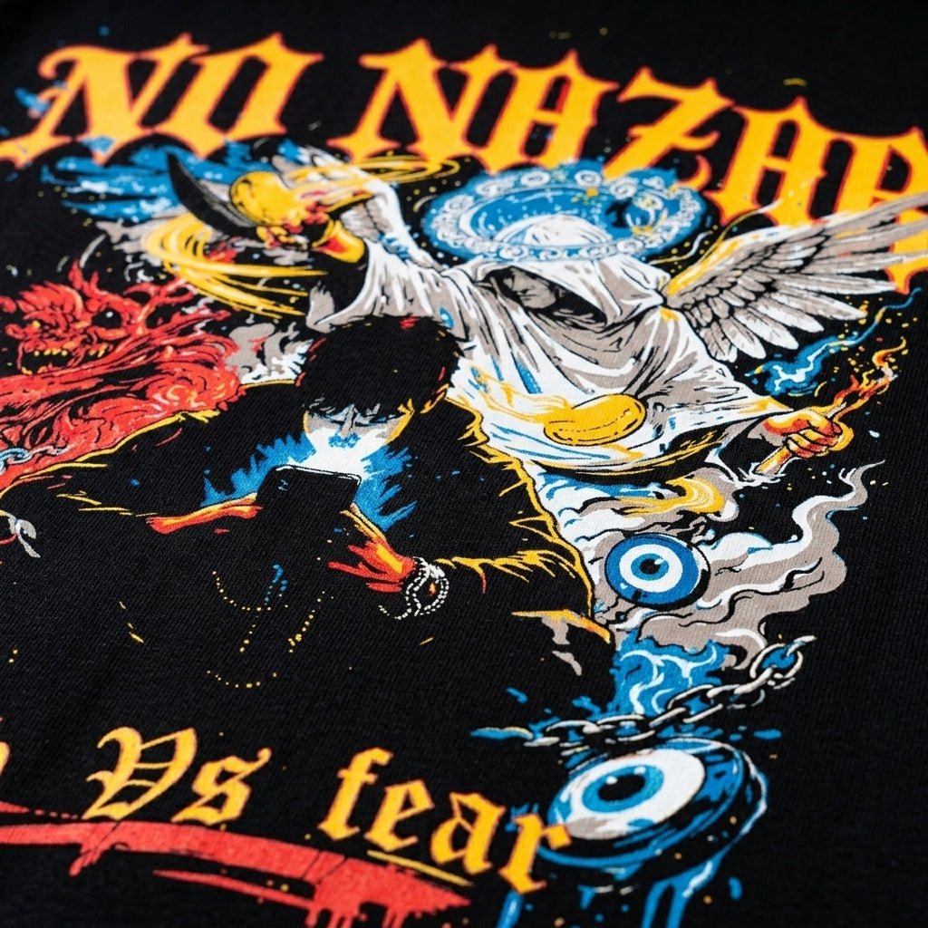 No Nazar | The Faith vs Fear T-Shirt - No Nazar