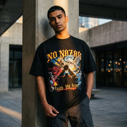 No Nazar | The Faith vs Fear T-Shirt - No Nazar