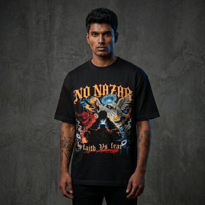 No Nazar | The Faith vs Fear T-Shirt - No Nazar