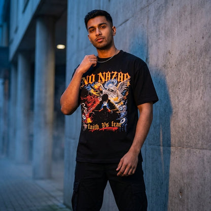No Nazar | The Faith vs Fear T-Shirt - No Nazar