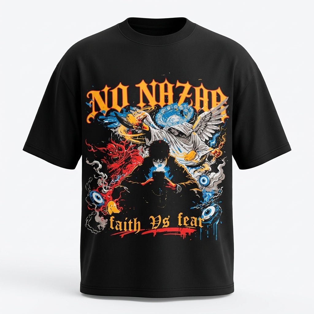 No Nazar | The Faith vs Fear T-Shirt - No Nazar