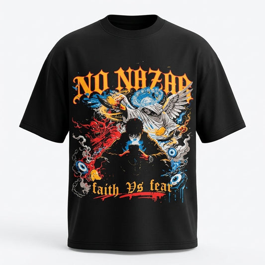No Nazar | The Faith vs Fear T-Shirt - No Nazar