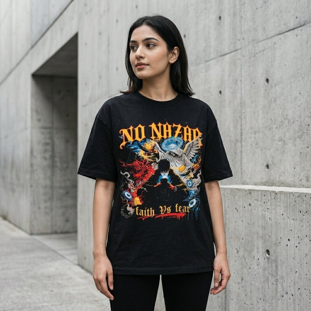 No Nazar | The Faith vs Fear T-Shirt - No Nazar