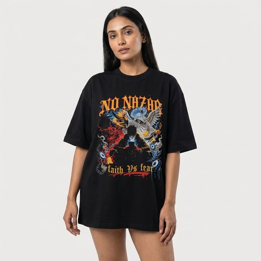 No Nazar | The Faith vs Fear T-Shirt - No Nazar