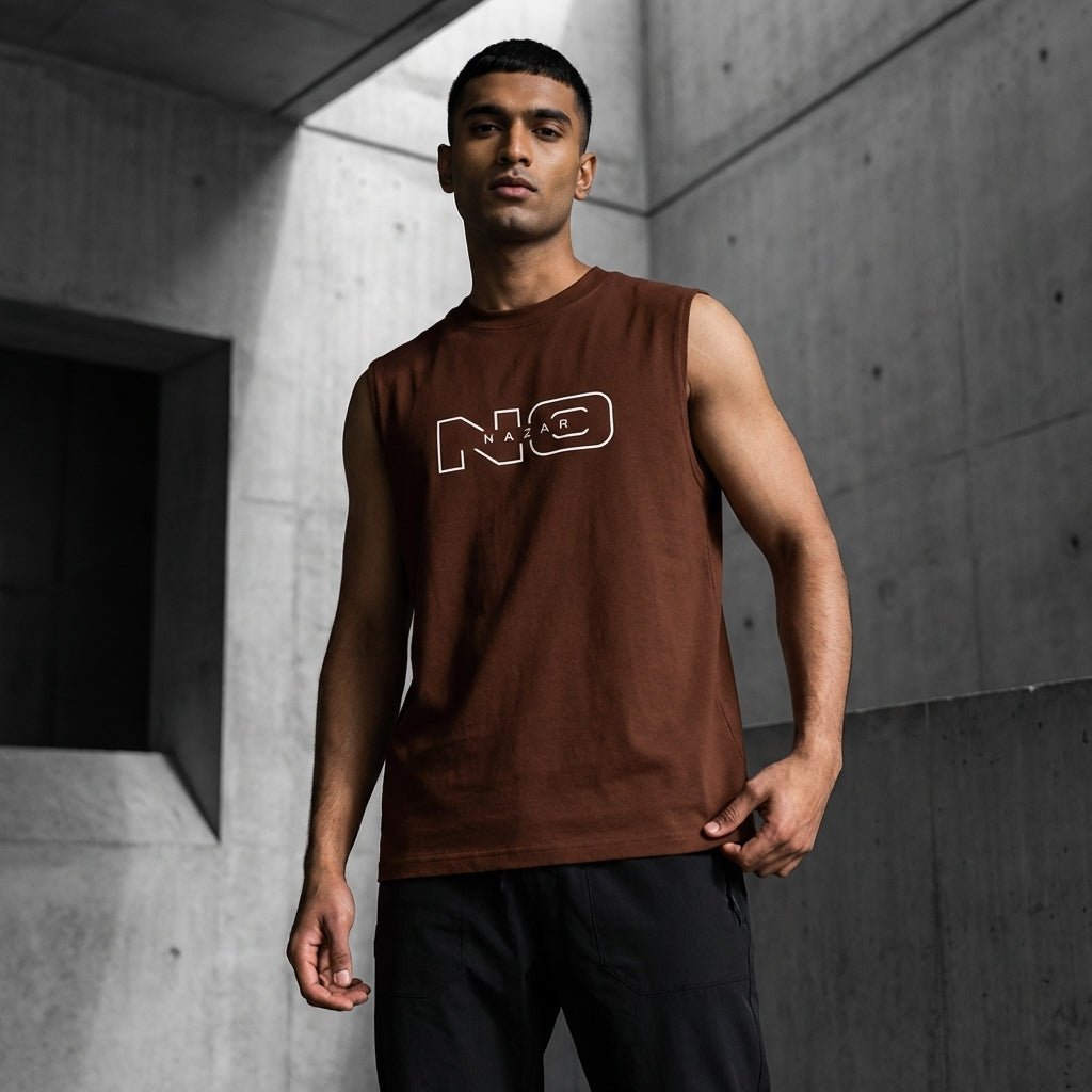 No Nazar | The Mocha Twilight Owl - Tank Top - No Nazar