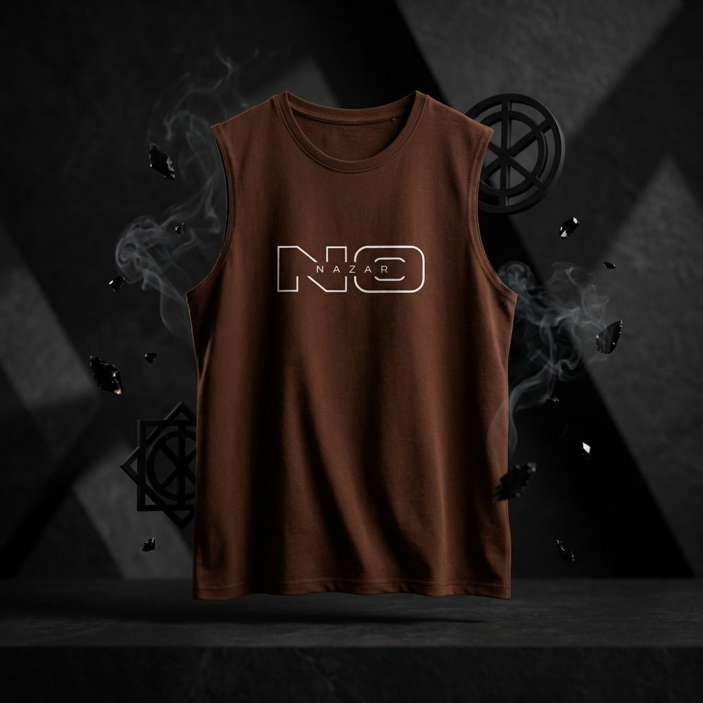 No Nazar | The Mocha Twilight Owl - Tank Top - No Nazar