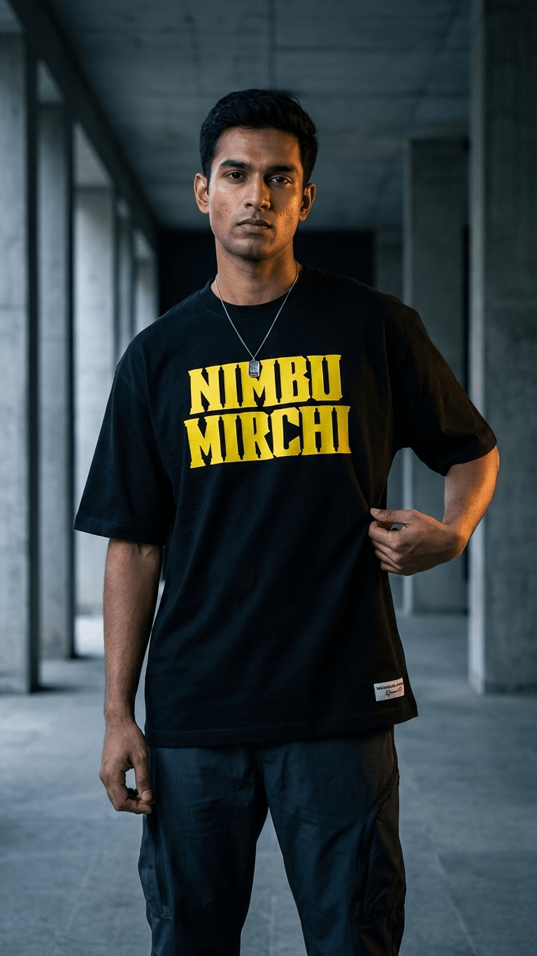 No Nazar | The Nimbu Mirchi T-Shirt - No Nazar