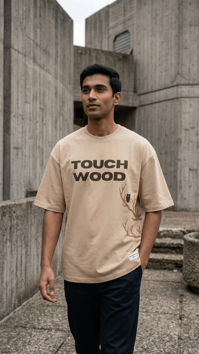 No Nazar | The Touch Wood T-Shirt - No Nazar