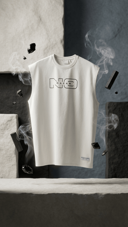 No Nazar - The White Twilight Owl - Tank Top - No Nazar