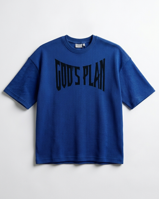 No Nazar | God's Plan - Waffle T-Shirt