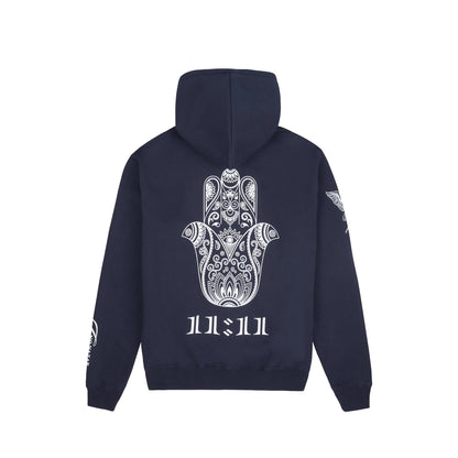 The 11:11 Hoodie - Deep Blue - No Nazar