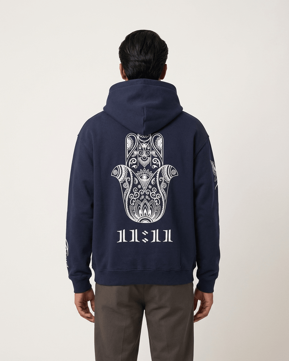The 11:11 Hoodie - Deep Blue - No Nazar