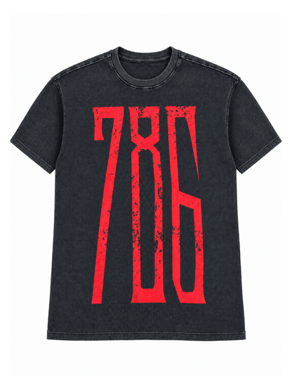 The 786 Waffle T-Shirt - No Nazar