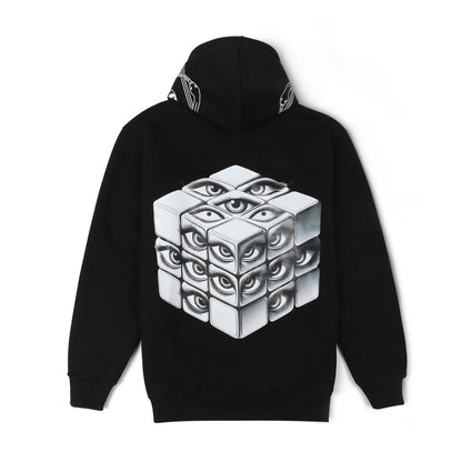 The Eyes Cube Zipper Hoodie - No Nazar