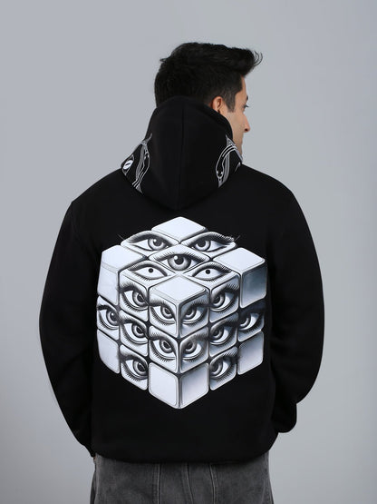 The Eyes Cube Zipper Hoodie - No Nazar