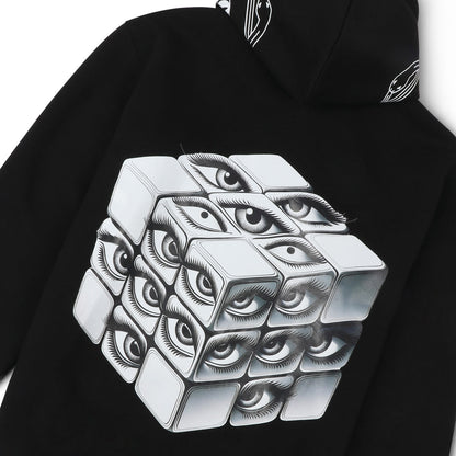 The Eyes Cube Zipper Hoodie - No Nazar