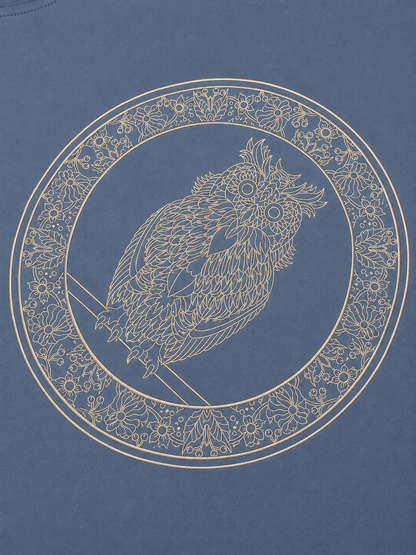 The Holy Owl Tank - Frost Blue - No Nazar