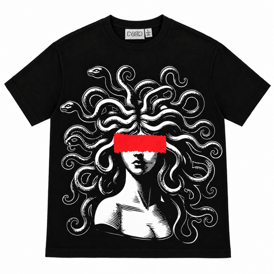 The Medusa T-Shirt | Black - No Nazar