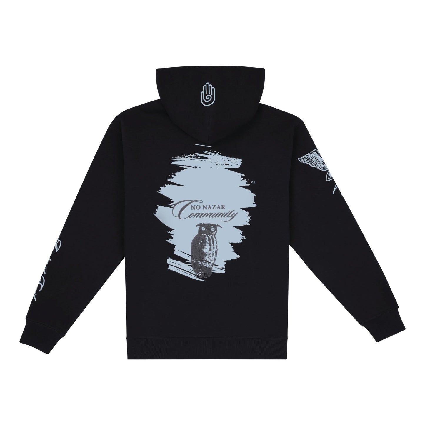 The Twilight Owl Hoodie | Black - No Nazar