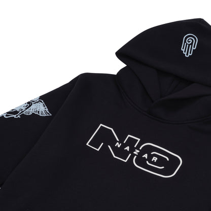 The Twilight Owl Hoodie | Black - No Nazar