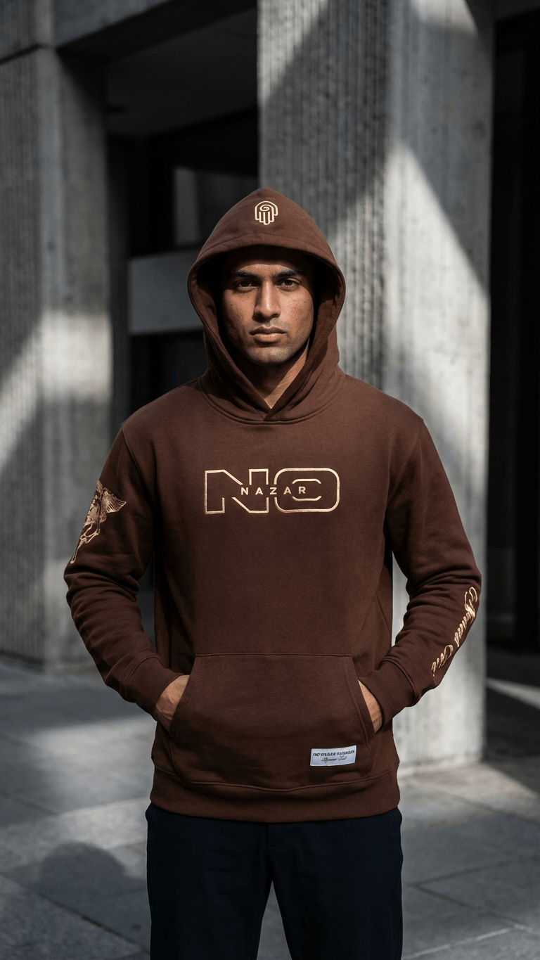 The Twilight Owl Hoodie | Mocha - No Nazar