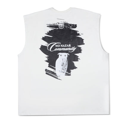 The White Twilight Owl - Tank Top - No Nazar