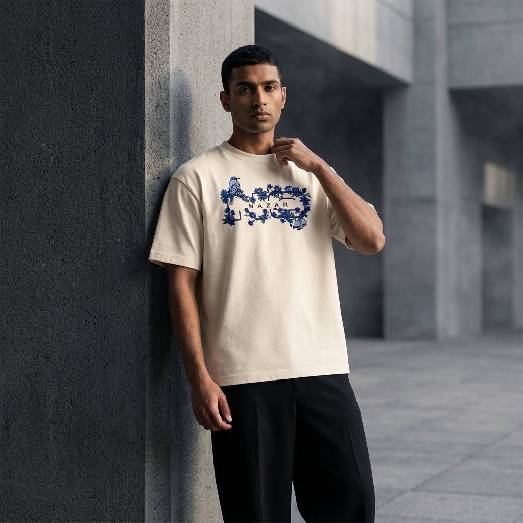 The Wild Bloom T-Shirt | Petal White - No Nazar