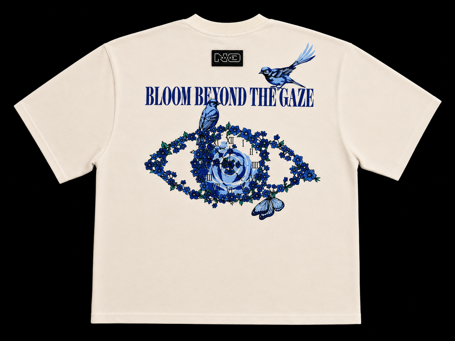 The Wild Bloom T-Shirt | Petal White - No Nazar
